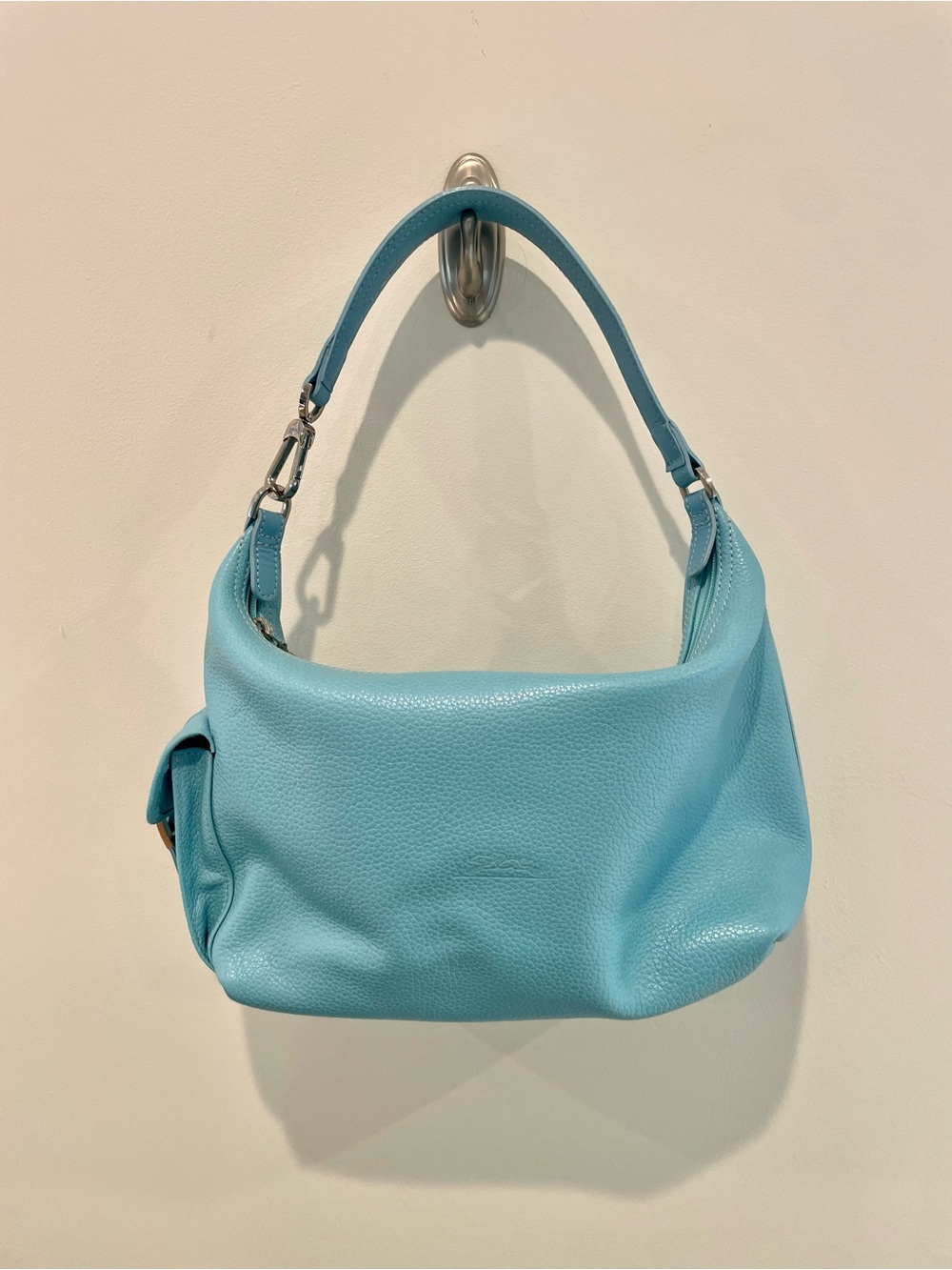 Authentic Furla Light Blue Shoulder Bag